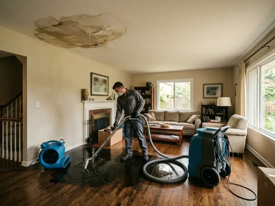 attic-pipe-burst-ceiling-drip-008 — frequently asked questions, Water Damage Restoration & Carpet Care in Plainview, MN
